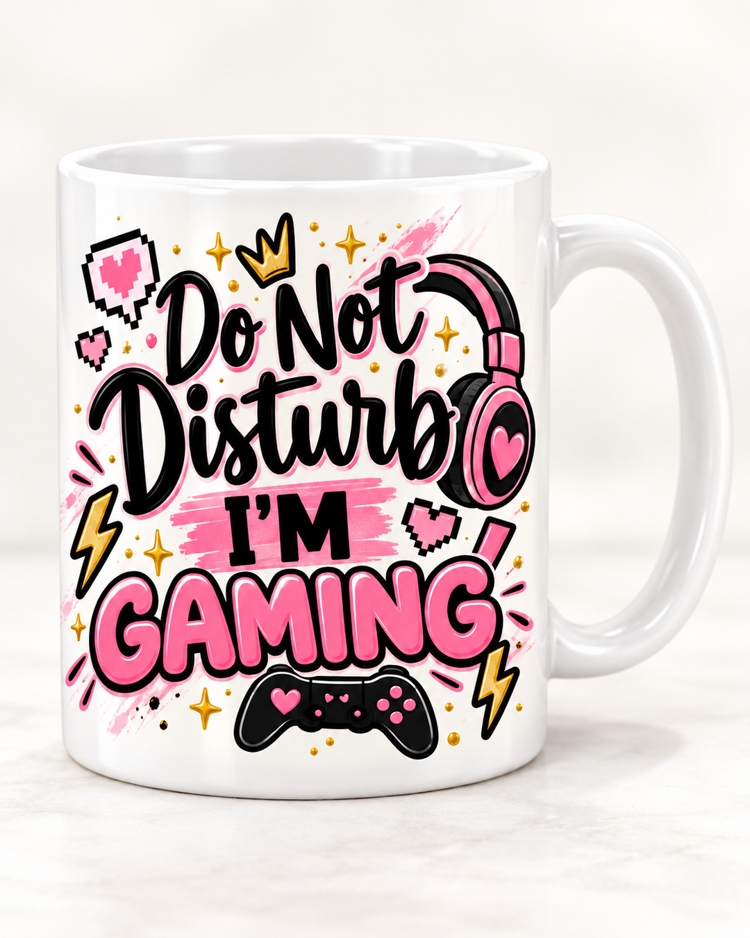 Do Not Disturb — I’m Gaming Mug mockup