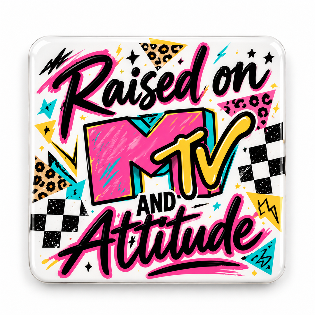 Raised on MTV and Attitude Magnet mockup